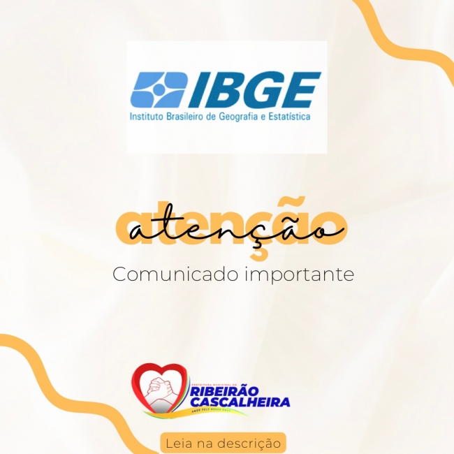 IBGE Censo Demográfico –  Agende a sua entrevista através de ligação gratuita pelo telefone 137