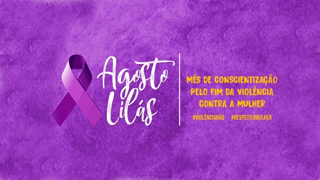 Agosto Lilás: campanha contra violência doméstica é promovida em Ribeirão Cascalheira