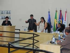 Posse da Prefeita Eleita Luzia Nunes Brandão e do Vice-Prefeito Dr. Antônio de Moraes Pinto Júnior