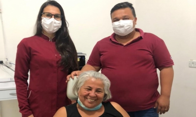 Brasil Sorridente, Ribeirão Cascalheira entrega de próteses dentárias
