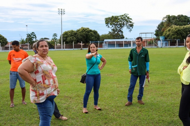 Campo de Futebol Sodorlino Rezende recebe visita técnica