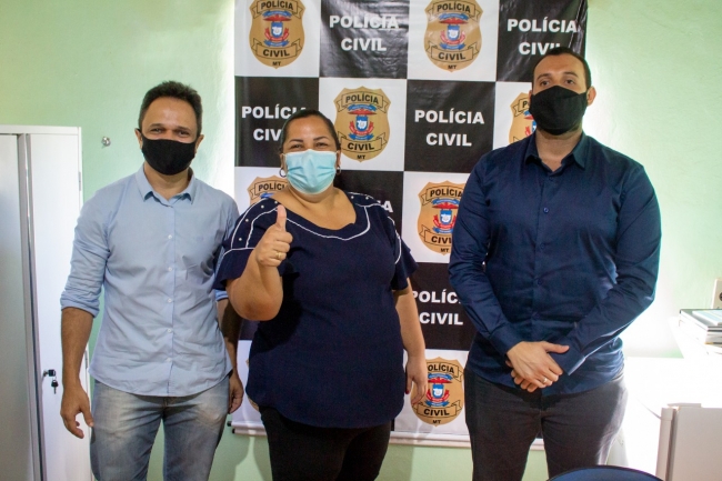 Prefeita de Ribeirão Cascalheira estabelece parceria com Polícia Civil para aprimorar atendimento na cidade